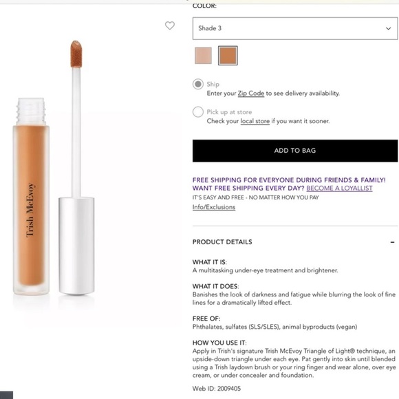 Trish McEvoy Other - Trish McEvoy instant eye lift